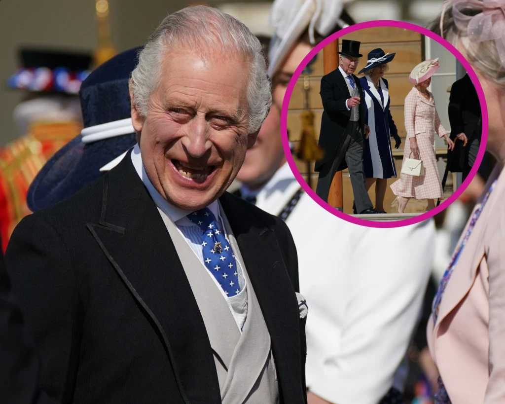 Karol III zogranizował garden party