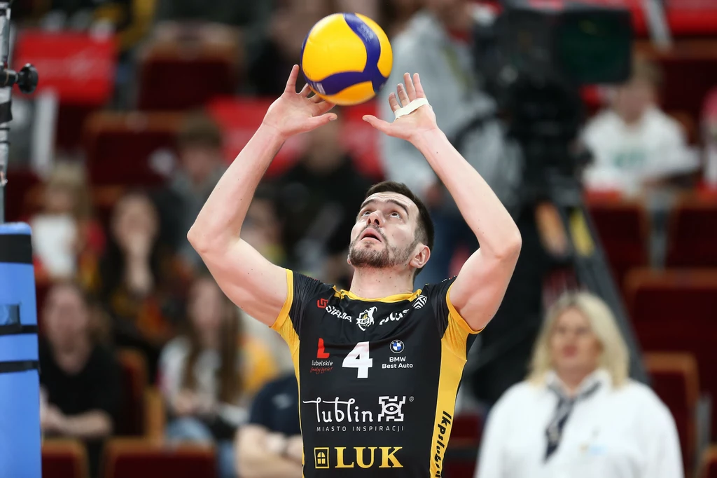 Marcin Komenda, rozgrywający Bogdanki LUK Marcin Komenda, rozgrywający Bogdanki LUK