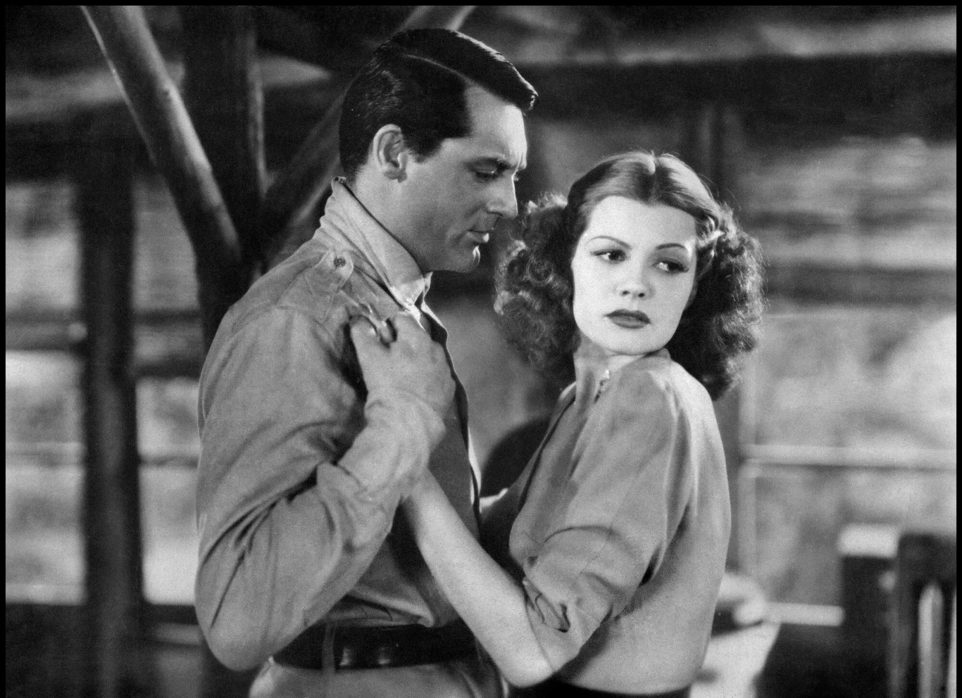Kadr z filmu Only angels have wings 1939 rok