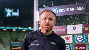 Piotr Stokowiec po meczu Lechii Gdańsk z Legią Warszawa w 2018 r.