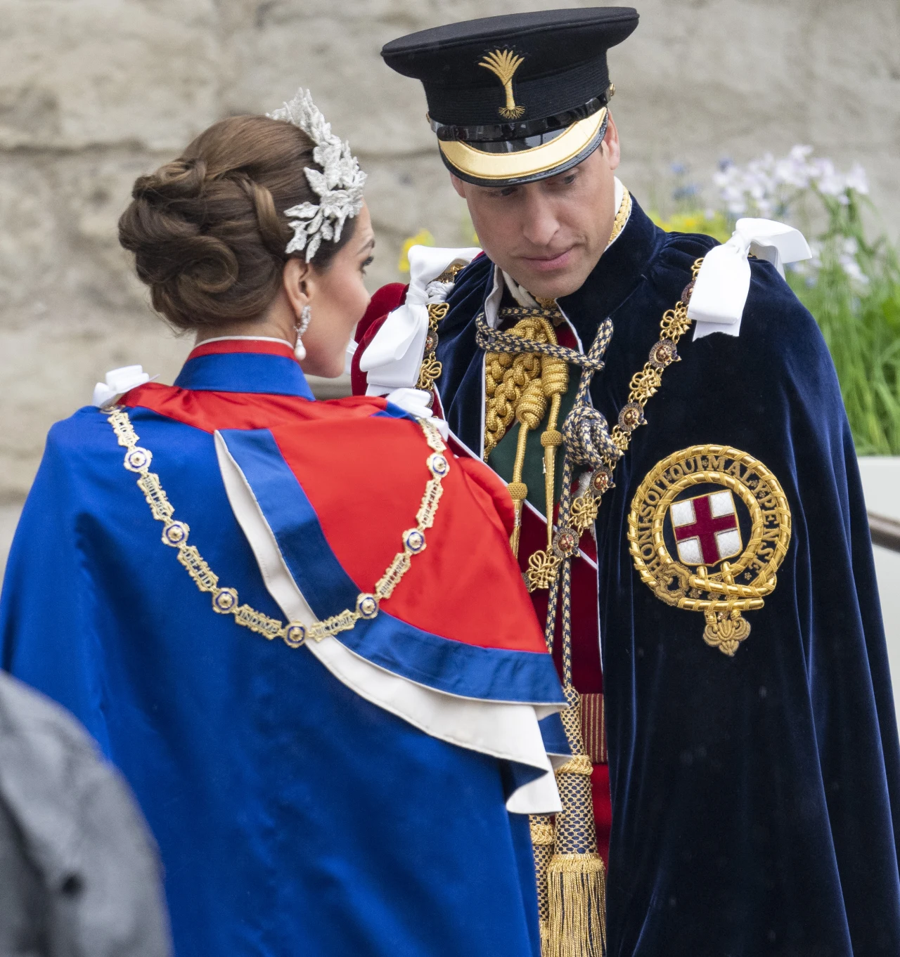 Książę William z żoną Książę William z żoną