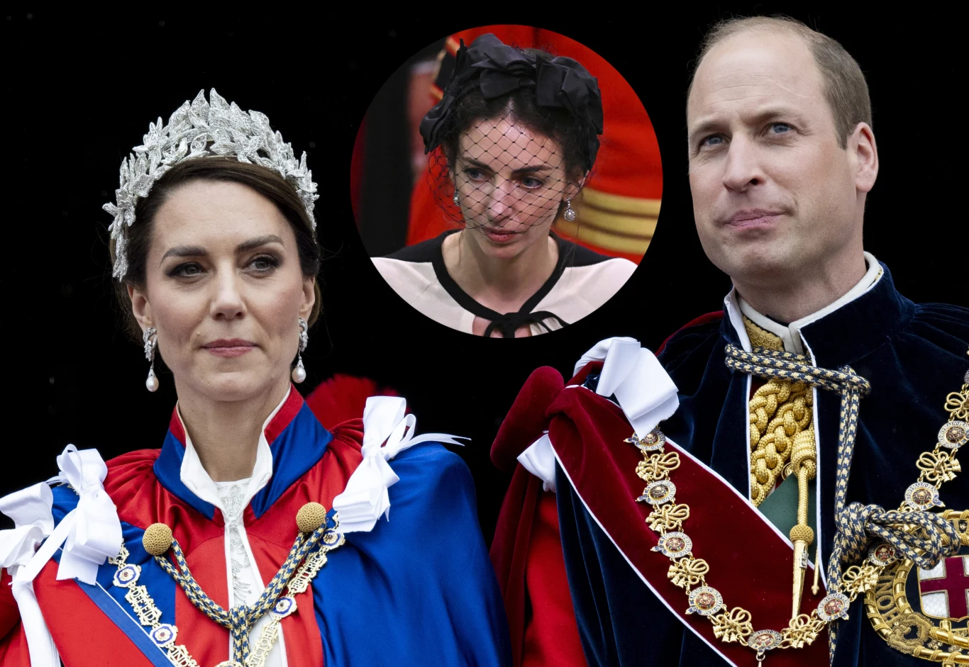 Książę William, Kate Middleton i Rose Hanbury Książę William, Kate Middleton i Rose Hanbury