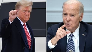 Były prezydent USA Donald Trump i prezydent USA Joe Biden