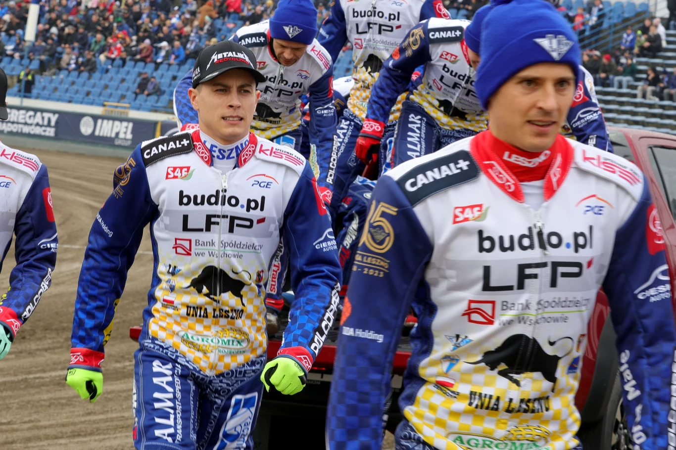 Grzegorz Zengota, Bartosz Smektała. Zawodnicy Unii przed meczem Grzegorz Zengota, Bartosz Smektała. Zawodnicy Unii przed meczem