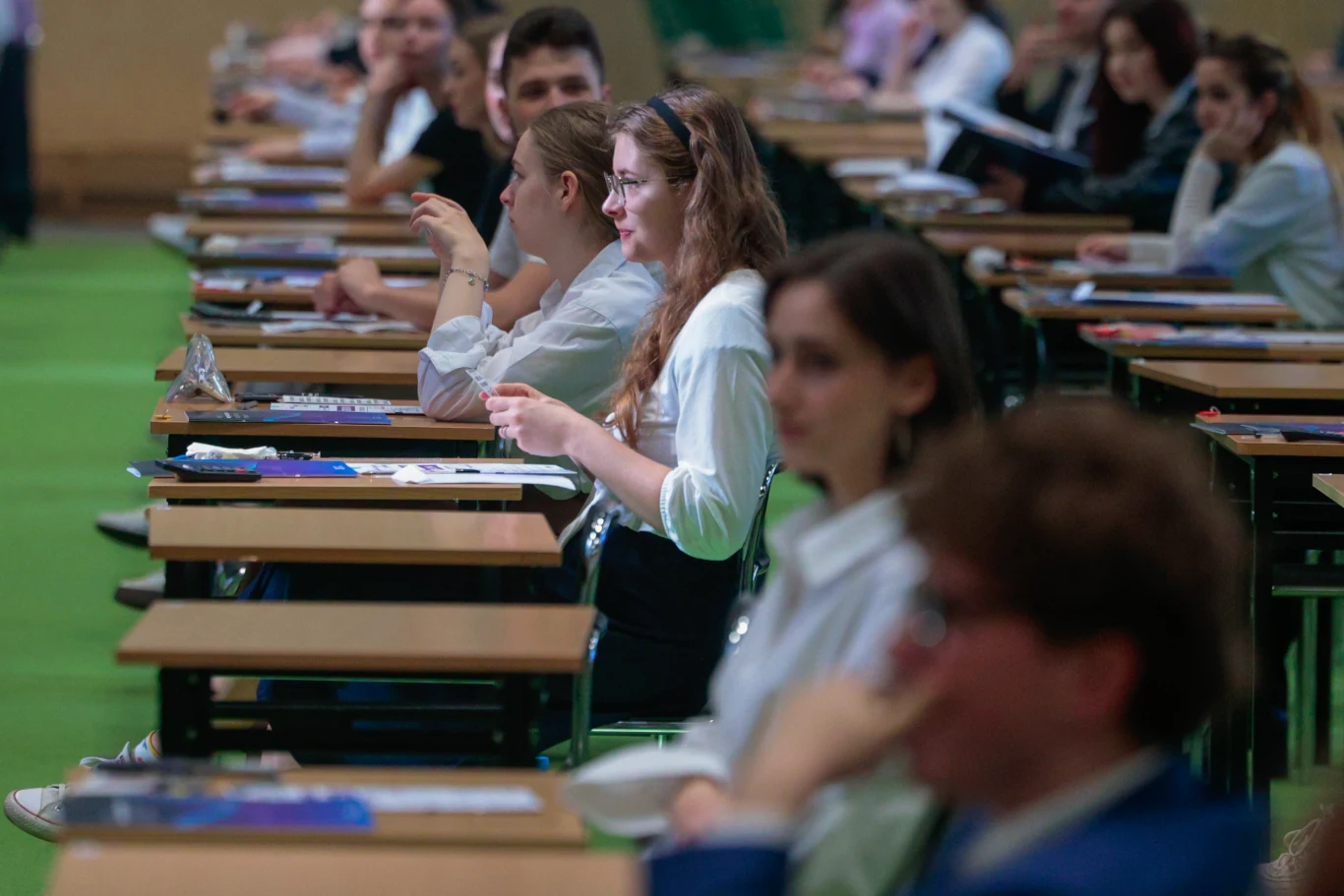 Egzamin maturalny z matematyki w XII LO we Wrocławiu / zdj. ilustracyjne Egzamin maturalny z matematyki w XII LO we Wrocławiu / zdj. ilustracyjne