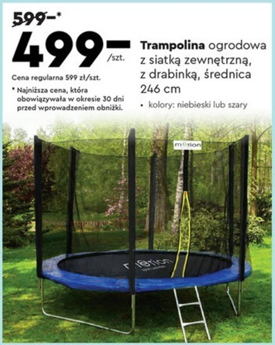 trampolina dla dzieci w Biedronce
