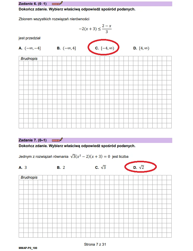 Matura z matematyki. ARKUSZ CKE i odpowiedzi, formuła 2023 