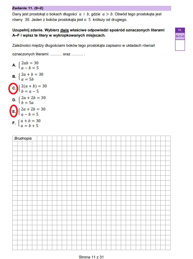 Matura z matematyki. ARKUSZ CKE i odpowiedzi, formuła 2023 