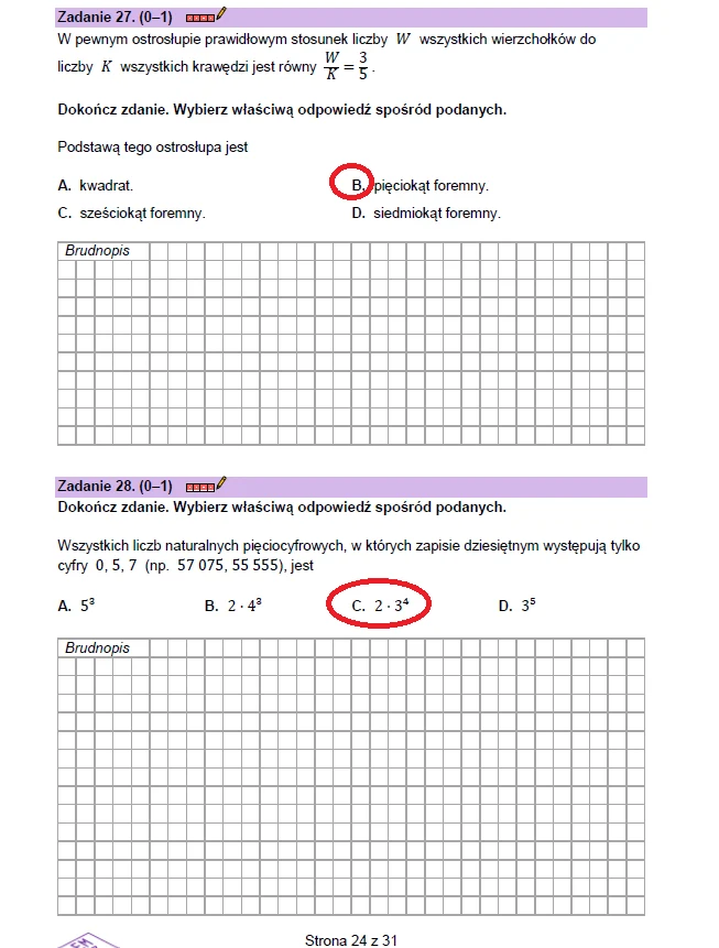 Matura z matematyki. ARKUSZ CKE i odpowiedzi, formuła 2023 