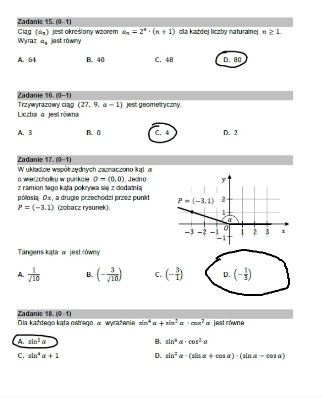 Matura z matematyki, formuła 2015 