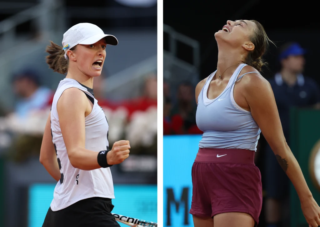 Iga Świątek i Aryna Sabalenka Iga Świątek i Aryna Sabalenka