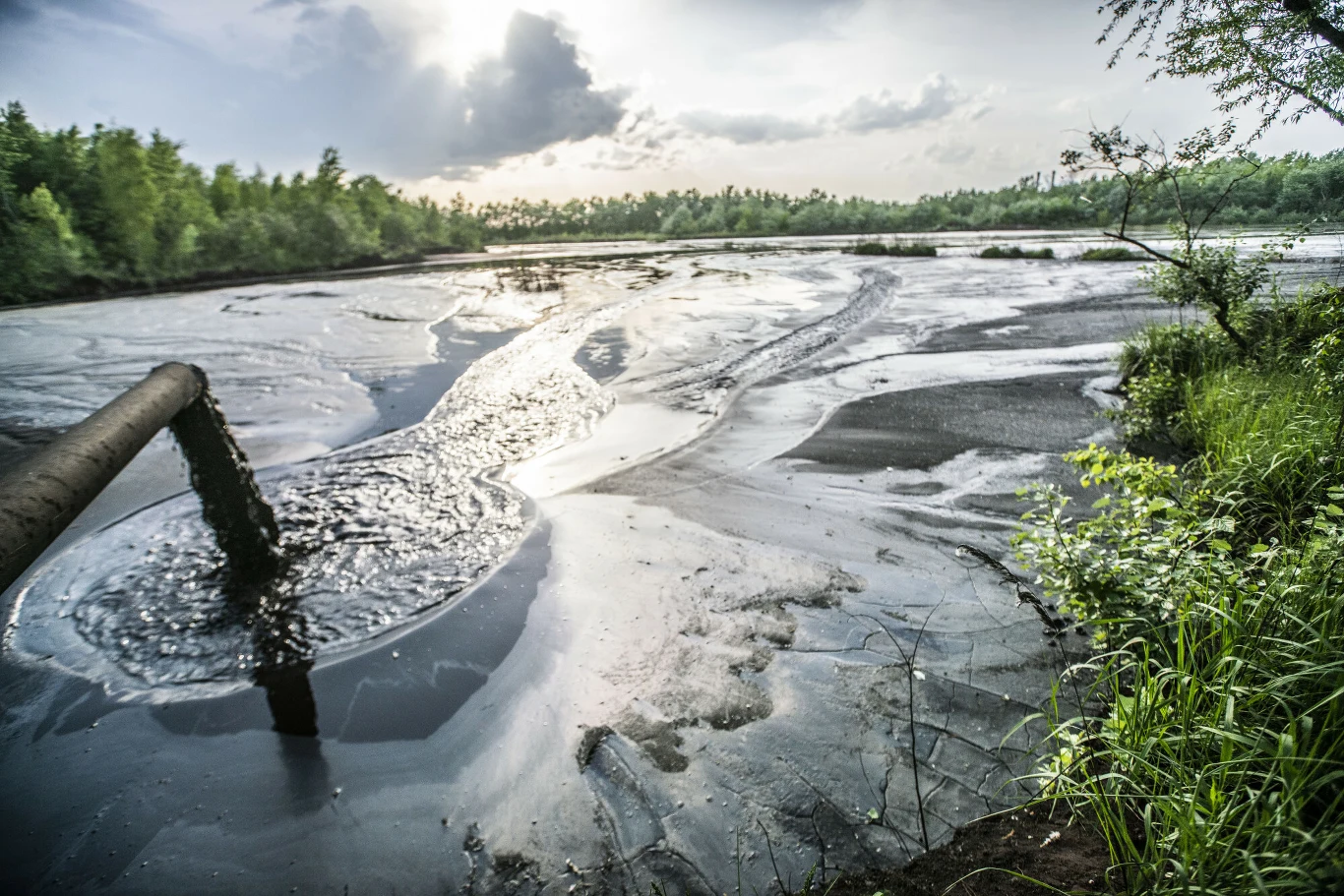 Jeden z osadników przy ul. Dymarek Jeden z osadników przy ul. Dymarek
