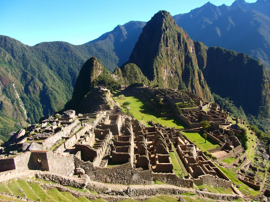 Ruiny miasta Inków w Peru