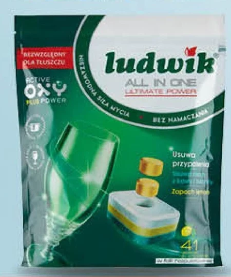 Ludwik All in one Lemon Tabletki do zmywarek 738 g (41 sztuk)
