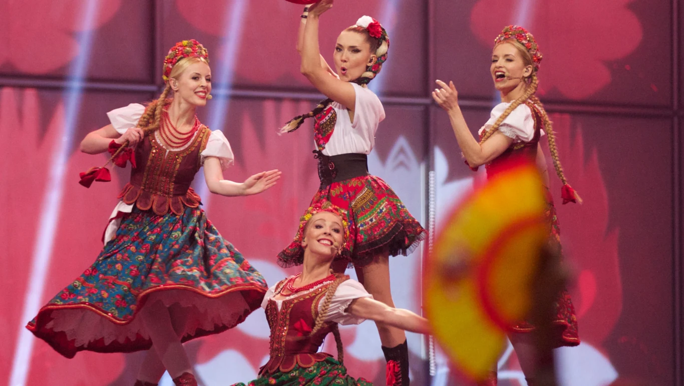 Cleo podczas swojego występu na Eurowizji Cleo podczas swojego występu na Eurowizji