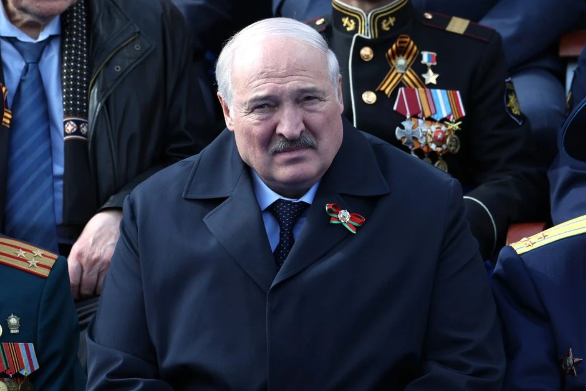 Aleksander Łukaszenka na Paradzie Zwycięstwa Aleksander Łukaszenka na Paradzie Zwycięstwa