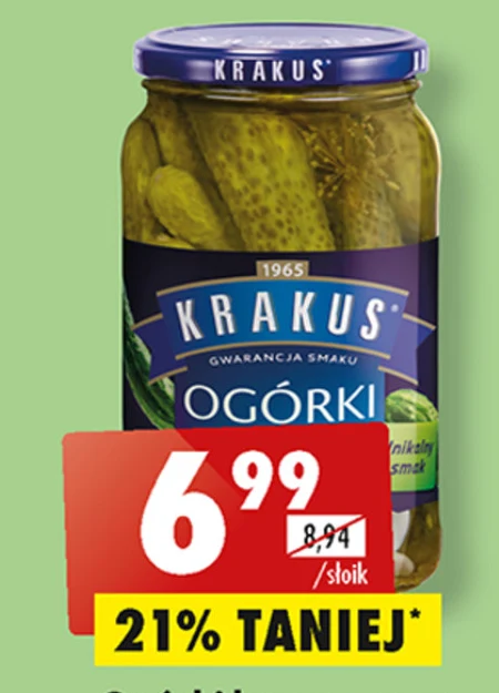 Krakus Ogórki konserwowe 920 g