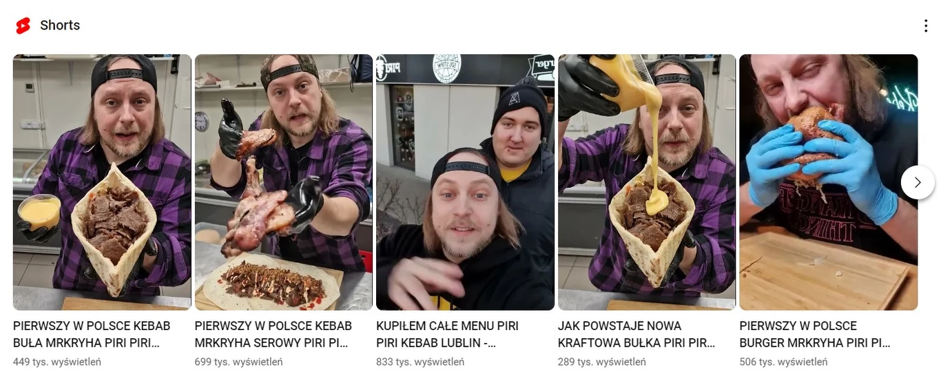 MrKryha stworzył kilka materiałów podczas swoich wizyt w Piri-Piri. MrKryha stworzył kilka materiałów podczas swoich wizyt w Piri-Piri.