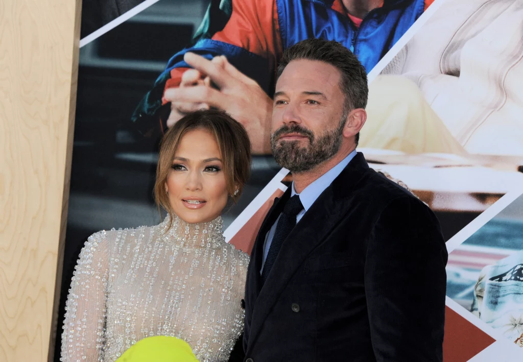 Ben Affleck z Jennifer Lopez na premierze filmu Air.