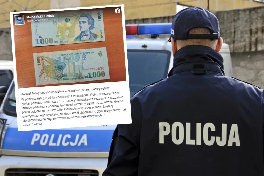 Policjanci poinformowali o nowej metodzie oszustwa. Dotyczy wymiany obcych walut