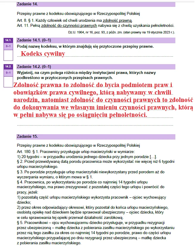 Matura 2023: WOS – arkusz CKE i odpowiedzi, formuła 2023