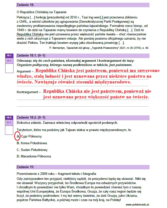 Matura 2023: WOS – arkusz CKE i odpowiedzi, formuła 2023