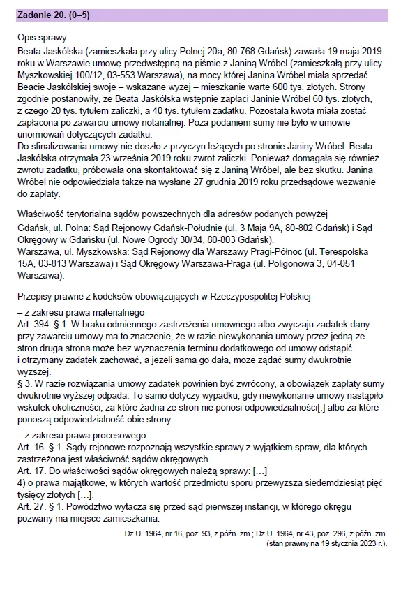 Matura 2023: WOS – arkusz CKE i odpowiedzi, formuła 2023