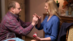 Bartłomiej Nowosielski i Katarzyna Kołeczek w serialu "M jak miłość"