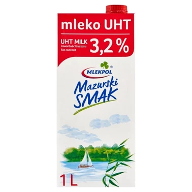 Mlekpol Mazurski Smak Mleko 3,2 % 1 l - 0