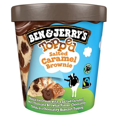 Ben & Jerry's Topped Salted Caramel Brownie Lody 438 ml - 0