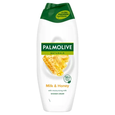 Palmolive Naturals Honey&Milk, kremowy żel pod prysznic mleko i miód 500ml - 1