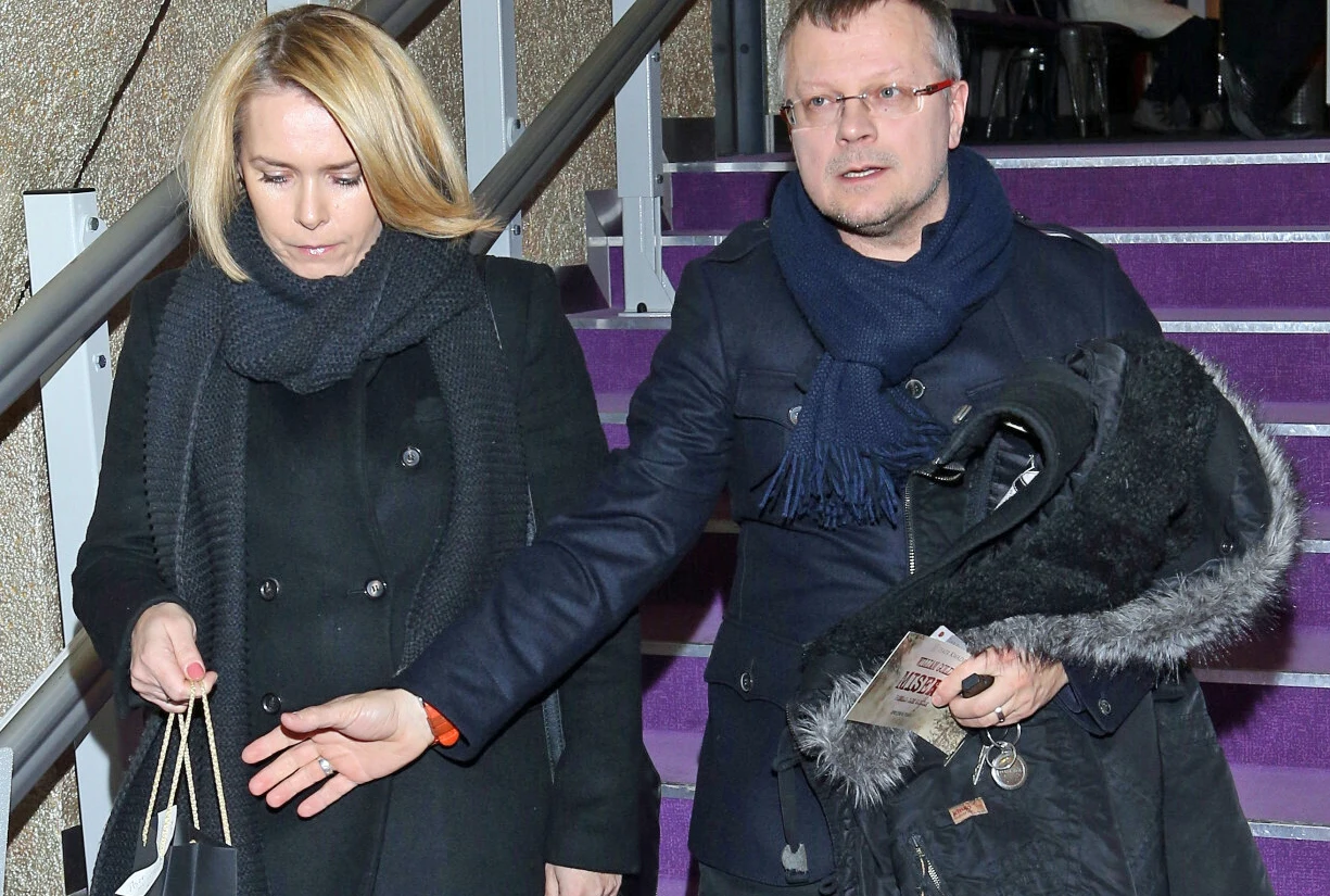 Piotr Szwedes z żoną Piotr Szwedes z żoną