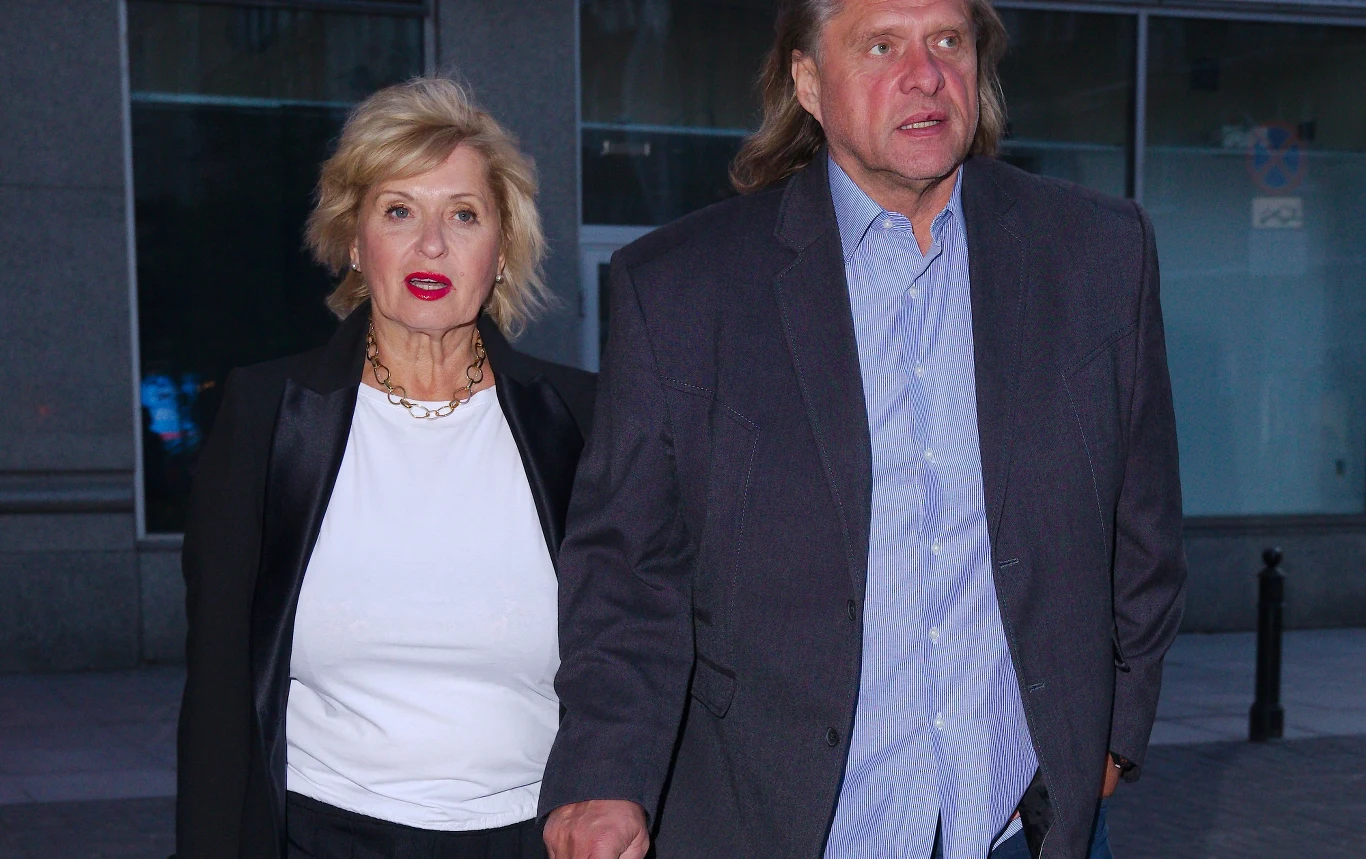 Ewa Kasprzyk z ukochanym Ewa Kasprzyk z ukochanym