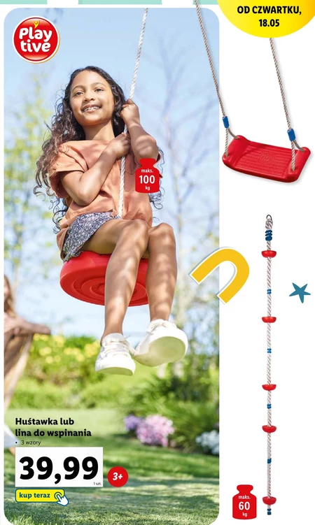 Huśtawka ogrodowa Playtive