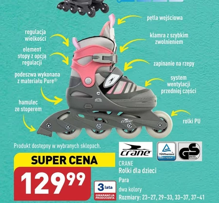 Rolki dziecięce Crane