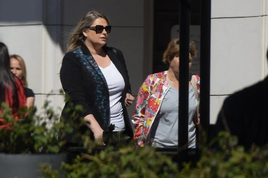 Elżbieta Romanowska kieruje się na spotkanie z produkcją programu Elżbieta Romanowska kieruje się na spotkanie z produkcją programu