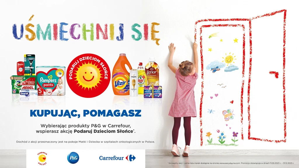 P&G i Carrefour Polska dla Fundacji Polsat