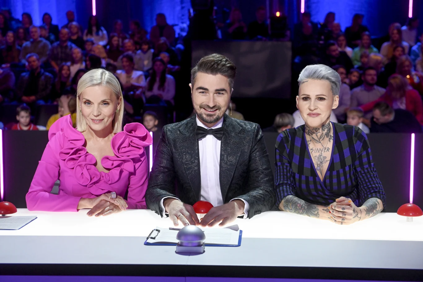 Małgorzata Foremniak, Jan Kliment i Agnieszka Chylińska - jurorzy programu "Mam talent!" Małgorzata Foremniak, Jan Kliment i Agnieszka Chylińska - jurorzy programu "Mam talent!"
