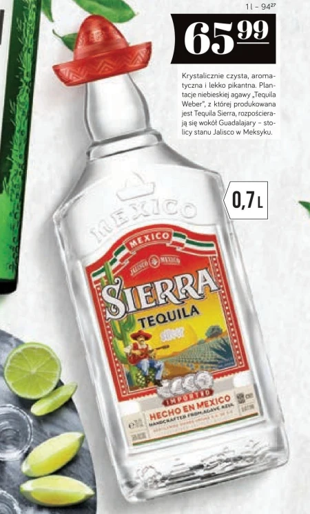 Sierra Silver Tequila 0,7 l