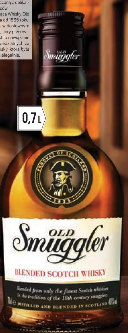 Old Smuggler Szkocka whisky 70 cl
