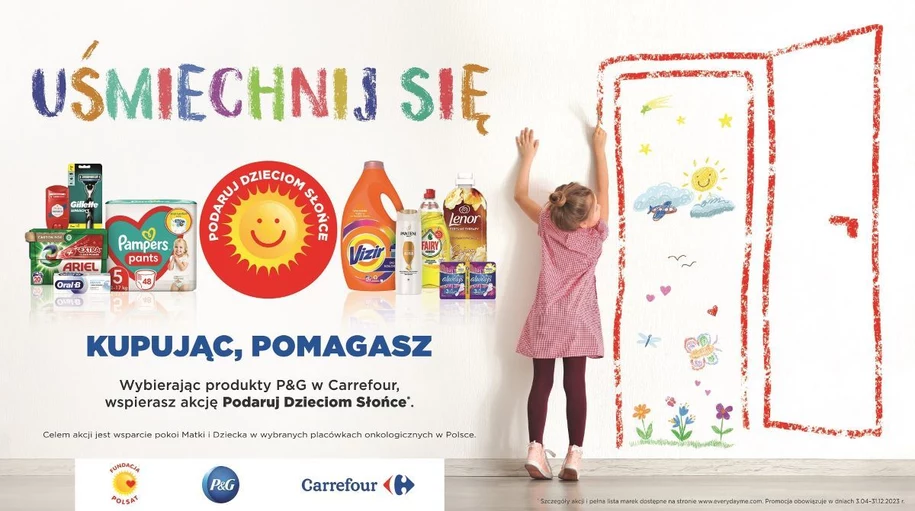 Carrefour Polska i P&G dla Fundacji Polsat w trosce o dzieci