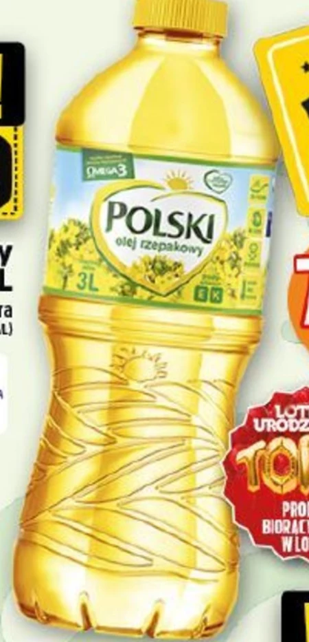 Polski olej rzepakowy 3 l