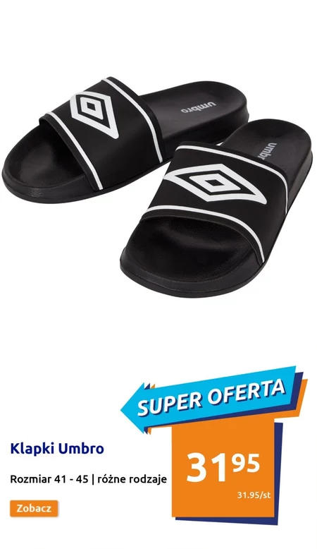 Klapki męskie Umbro