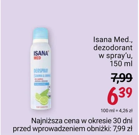 Dezodorant Isana