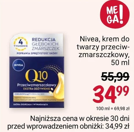 NIVEA Care 3w1 Lekki krem do twarzy przeciwzmarszczkowy 100 ml