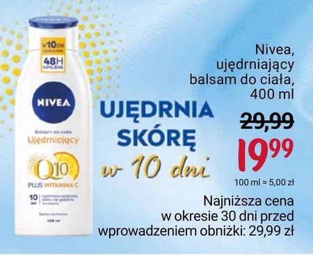 NIVEA Q10 plus Balsam do ciała ujędrniający 400 ml