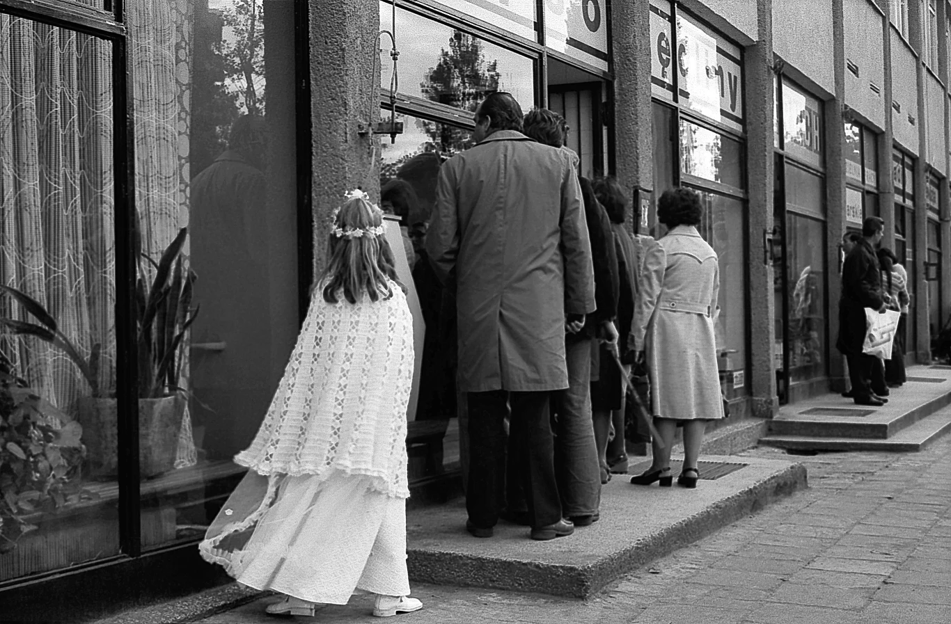 Kolejka po mięso w 1977 r. 