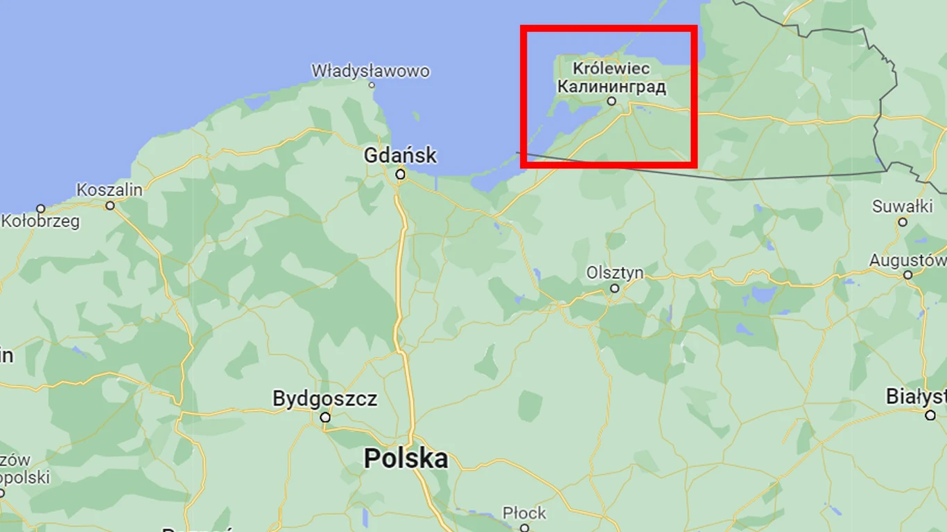 Na Mapach Google Polska już graniczy z Królewcem Na Mapach Google Polska już graniczy z Królewcem