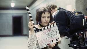 Natalie Portman na planie "Leona zawodowca"