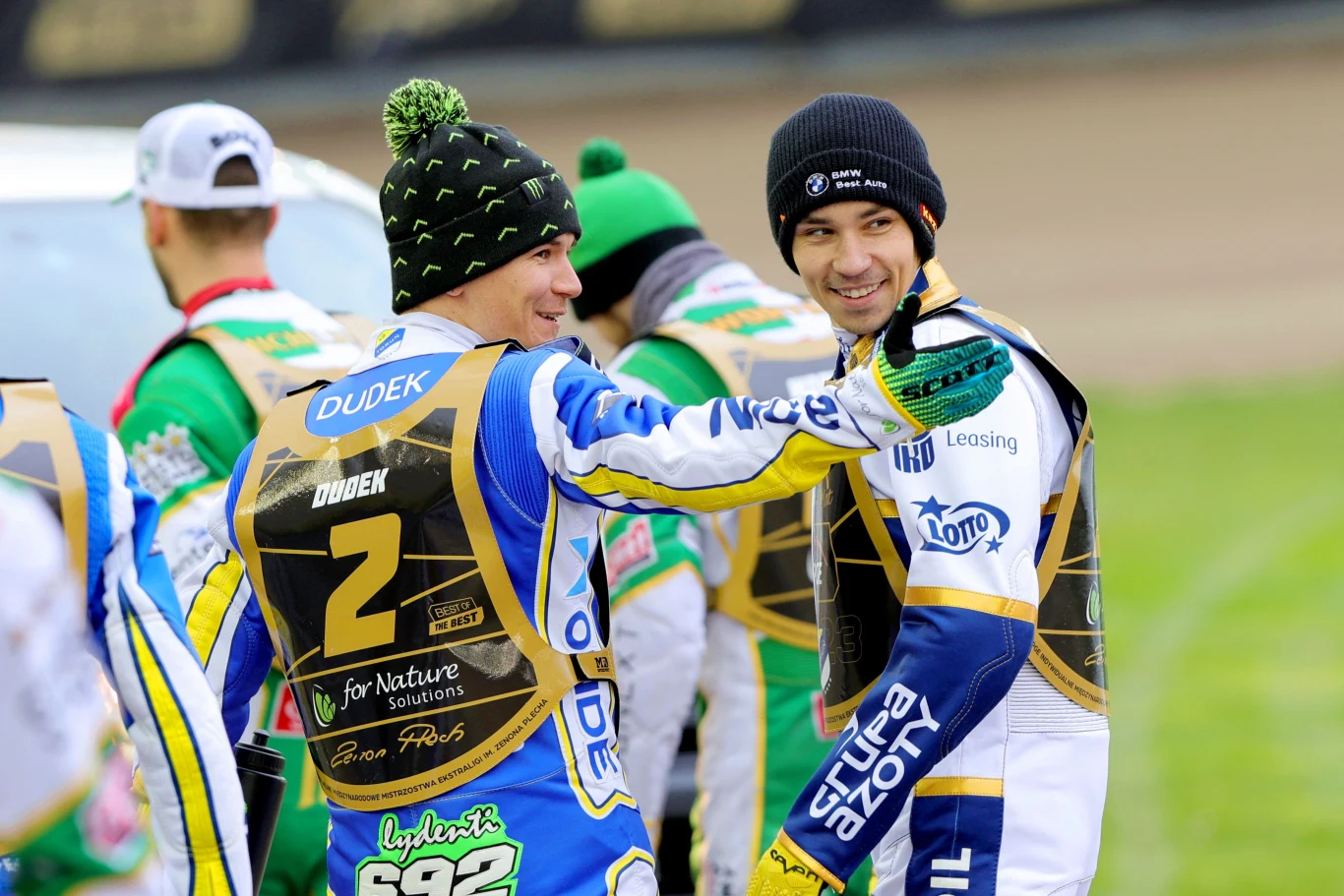 Patryk Dudek i Dominik Kubera
